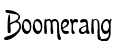 Boomerang Sample Text